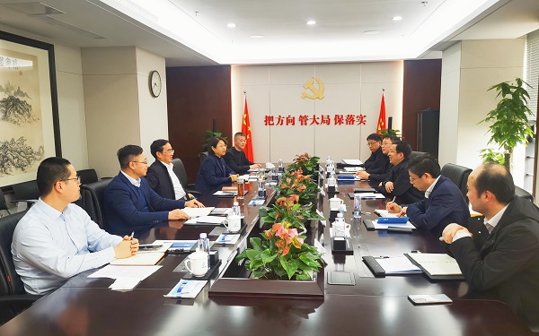 王思军会见安徽建工集团副总司理陈仁虎一行